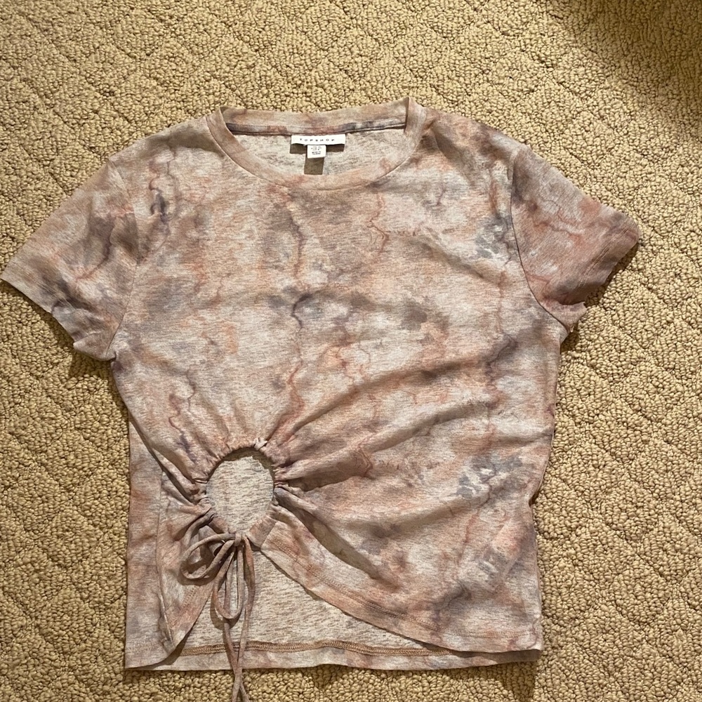 Topshop marble shirt